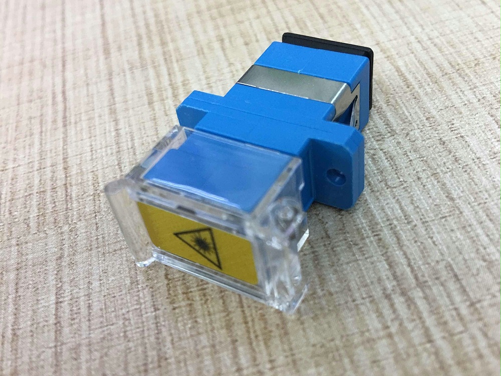 SC UPC SM SX 有耳透明側(cè)翻蓋適配器