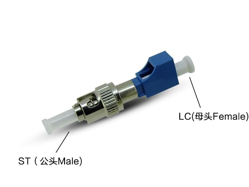 LC母-ST公光纖適配器