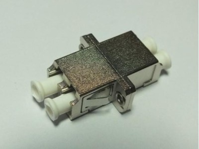 LC UPC SM DX 金屬光纖適配器，耦合器