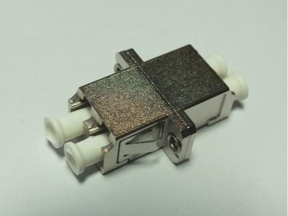 LC UPC SM DX 金屬光纖適配器，耦合器