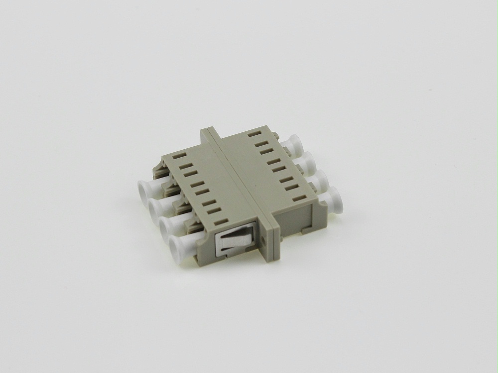 LC PC MM 4C 有耳光纖適配器