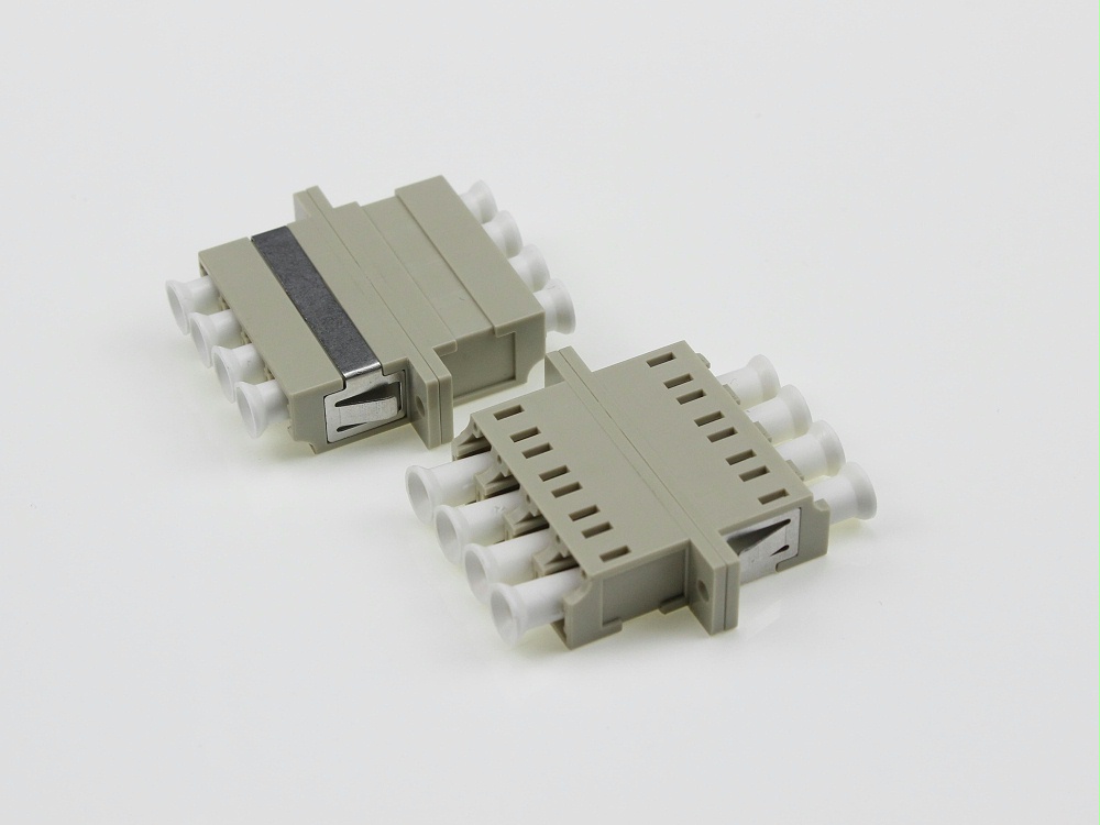 LC PC MM 4C 有耳光纖適配器