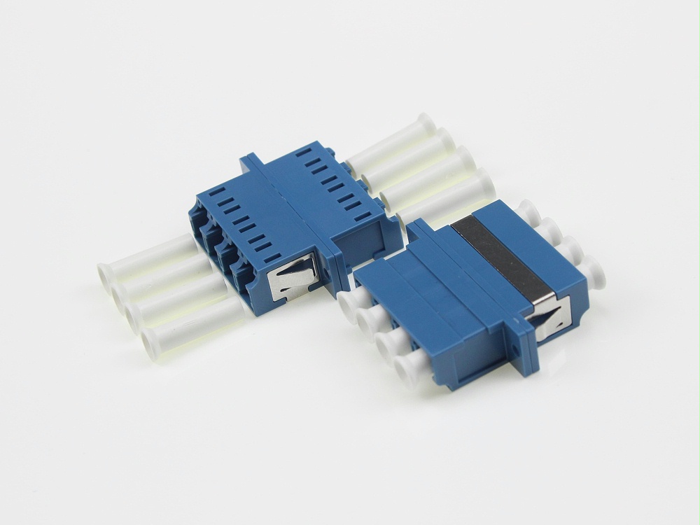 LC SM 4C 有耳光纖適配器