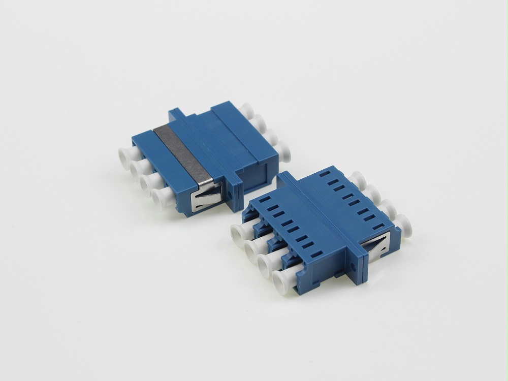 LC SM 4C 有耳光纖適配器