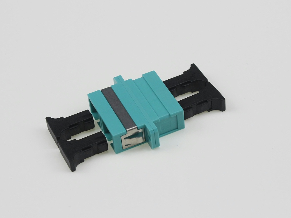 SC OM3 雙工 水綠色 有耳焊接適配器