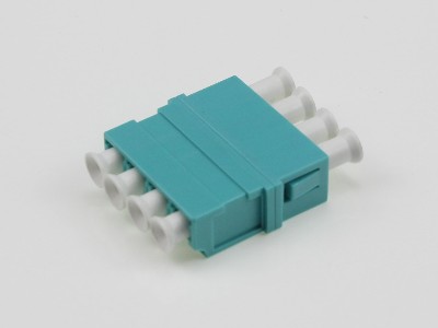 LC PC OM3 4C 無(wú)耳光纖法蘭盤(pán)