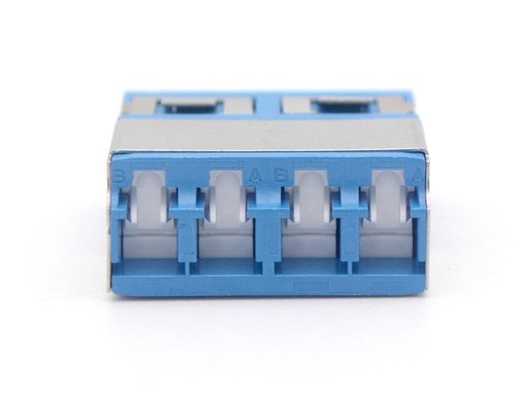 LC UPC 四聯(lián) 上下IS型光纖適配器，耦合器