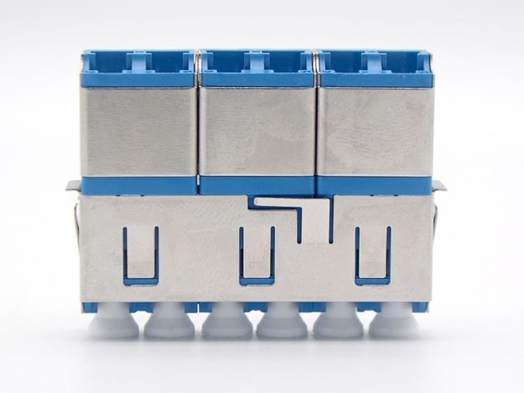 LC UPC 六聯(lián)光纖適配器，耦合器