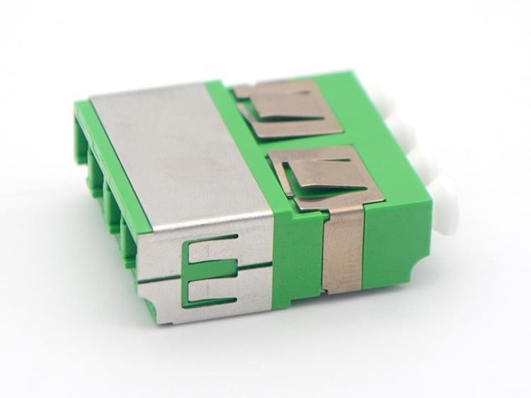 LC APC IS型 四聯(lián)光纖適配器，耦合器