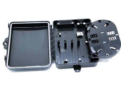 6口 黑色分纖箱，光纖箱