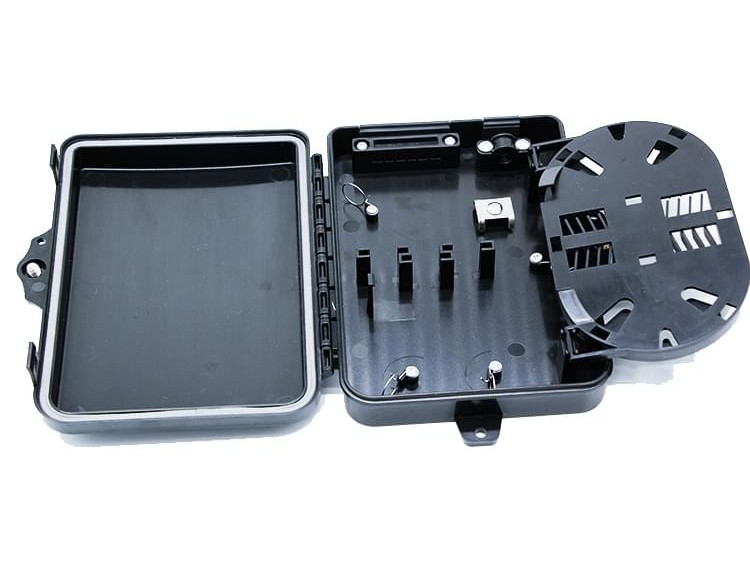 6口 黑色分纖箱，光纖箱