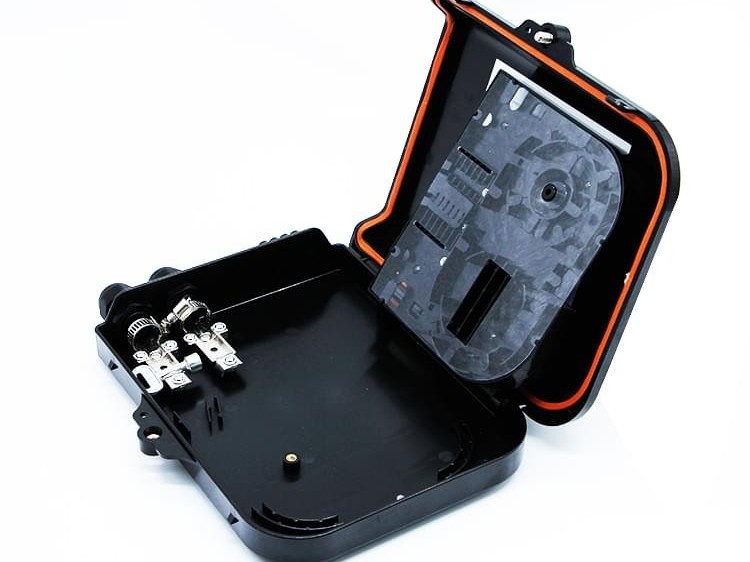 8口 黑色分纖箱，光纖箱