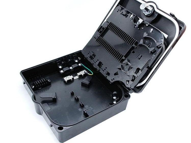 12口 黑色分纖箱，光纖箱