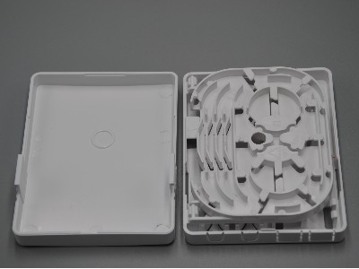 2口 帶熔纖盤光纖面板，光纖桌面盒