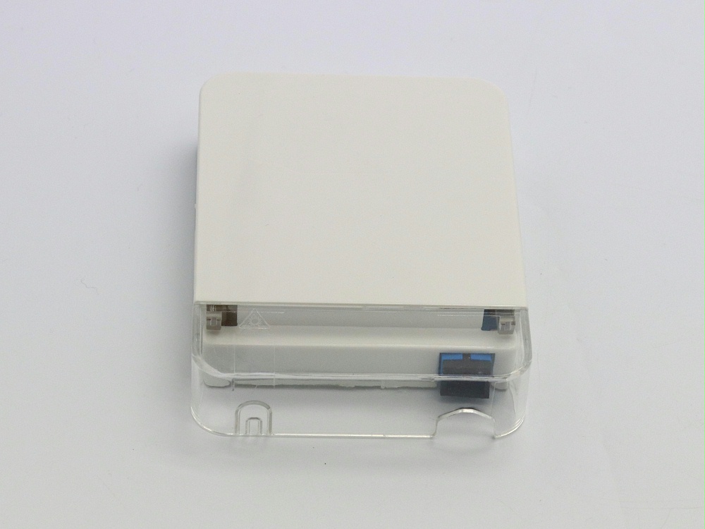 1口光纖面板，光纖桌面盒