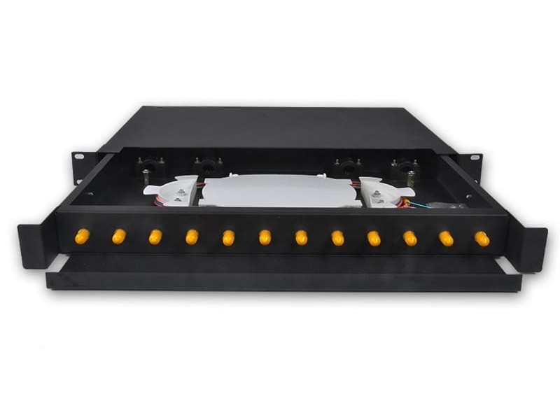 12口 ST接口 抽拉式光纖終端盒