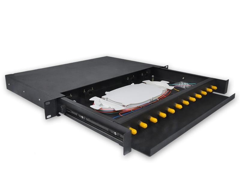 12口 ST接口 抽拉式光纖終端盒