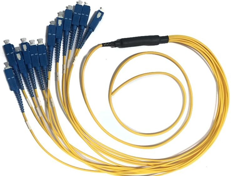 MPO-SC 單模 12芯分支跳線，MPO光纖跳線