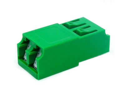 LC 雙聯(lián) 防塵防激光帶擋板光纖適配器