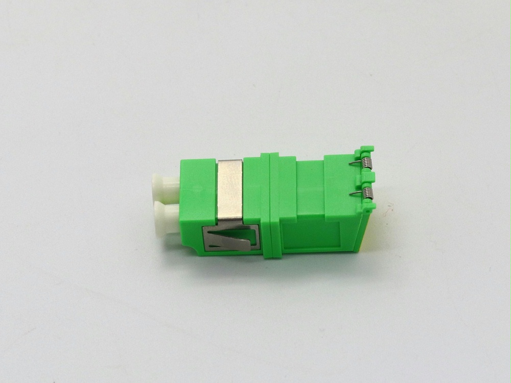 LC APC SM DX 翻蓋光纖適配器，耦合器