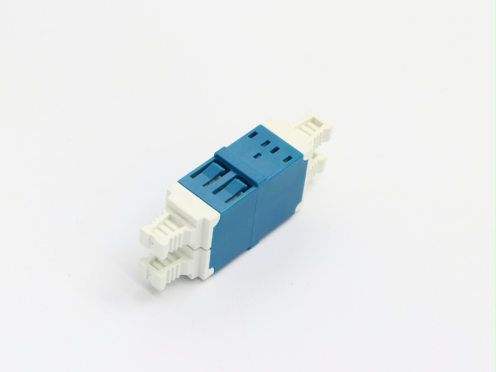 LC SM DX 無耳光纖適配器，耦合器