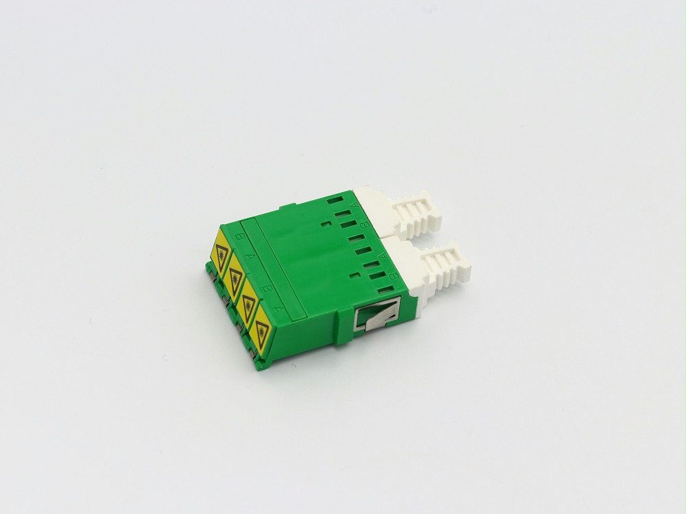 LC SM 四聯(lián) 無耳防激光光纖適配器，耦合器