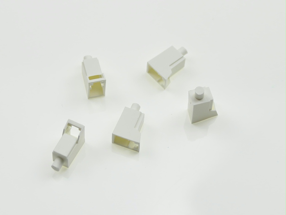 LC 帶柄防塵帽，外置防塵帽，透明夾扣，光纖連接器